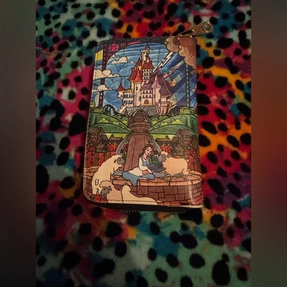 Disney Loungefly Beauty and The Beast Princess Wallet - Picture 2 of 5
